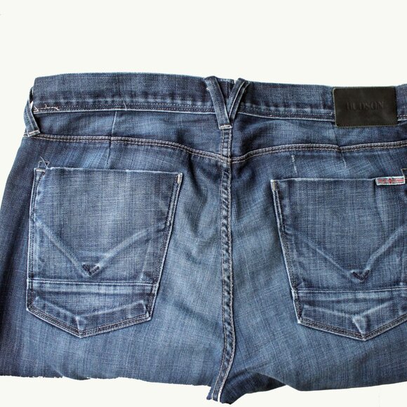 Hudson Men’s Jeans Button Fly Size 34x28 - Picture 5 of 8